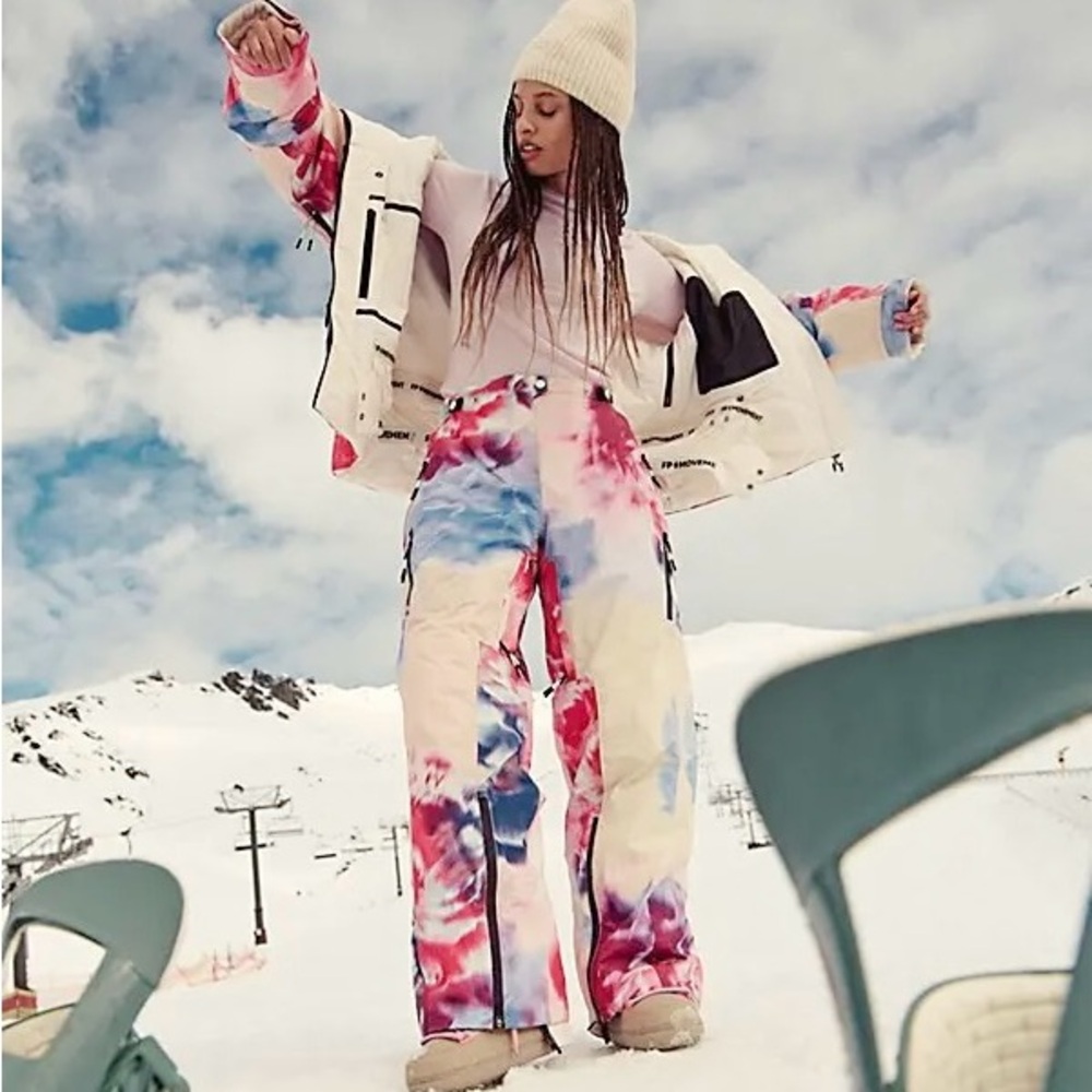 FP Movement by Free People NWT Multicolor Ski jacket and ski pants - Picture 2 of 14